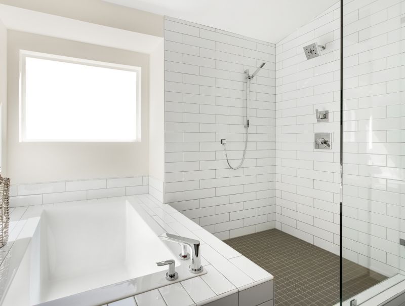 Large Format Tiles in Shower